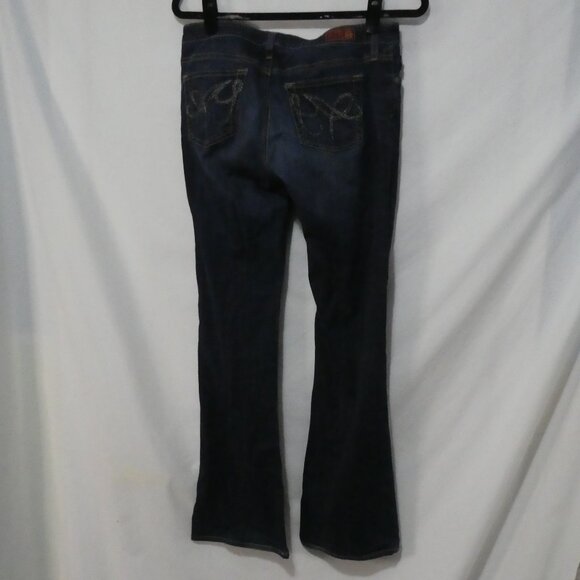 AG - ADRIANO GOLDSCHMIED - The Angel | 29R | Dark Wash Blue Straight Leg Jeans - Picture 2 of 16